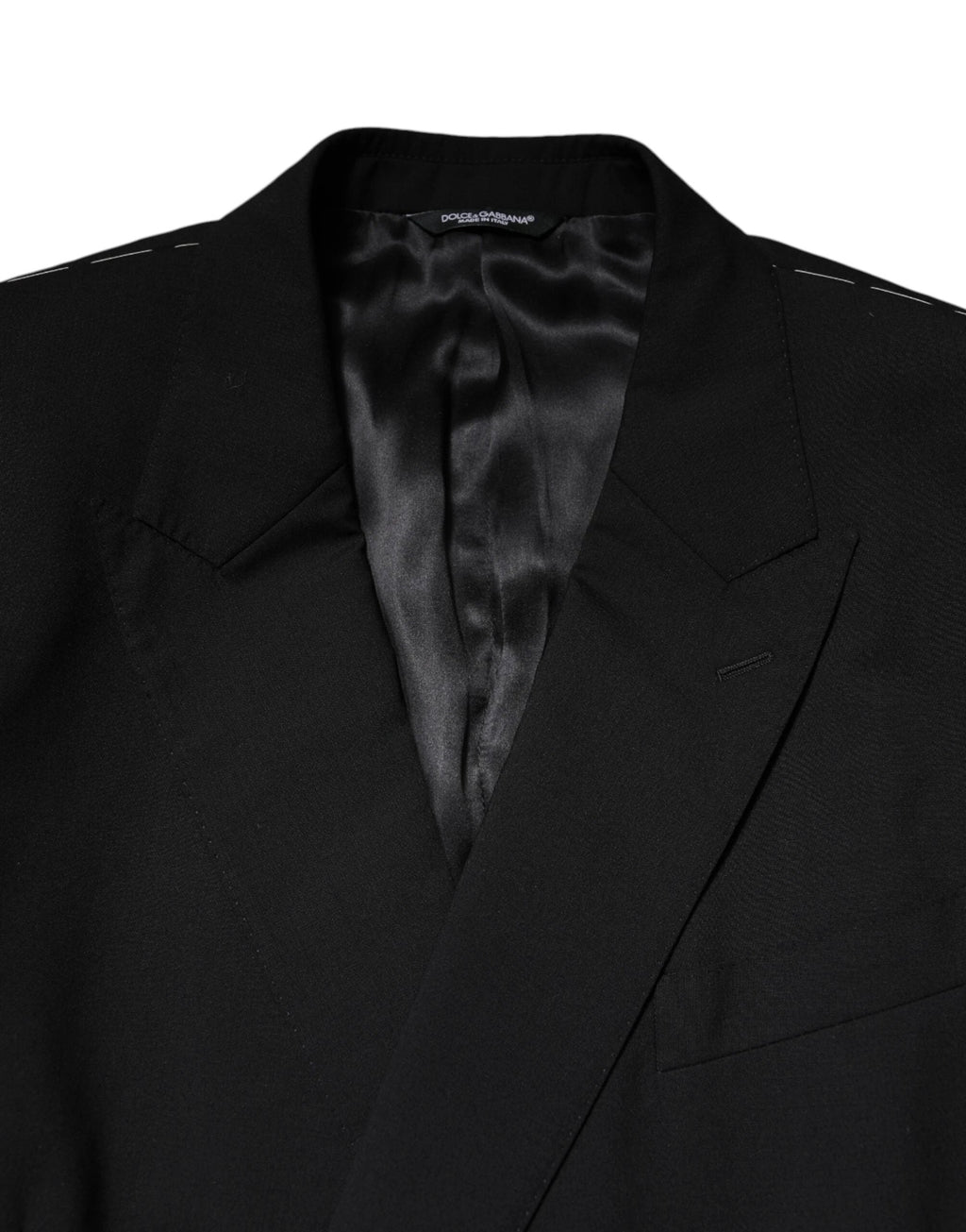 Dolce & Gabbana Black MARTINI Double Breasted Suit Jacket by Dolce & Gabbana