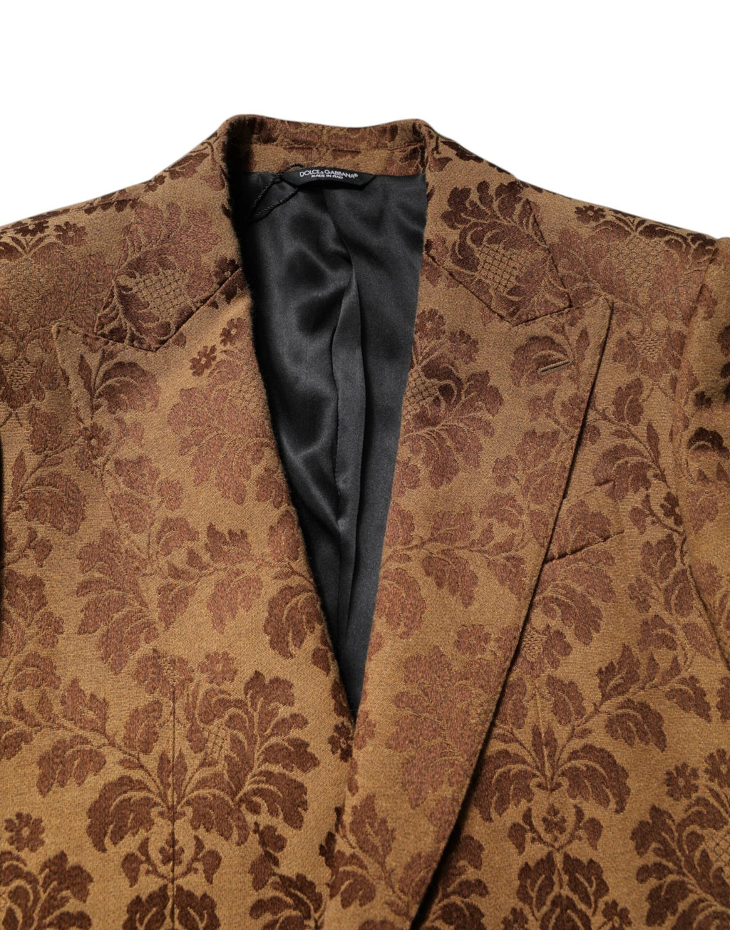 Dolce & Gabbana Brown Floral Jacquard SICILIA 2 Piece Suit by Dolce & Gabbana
