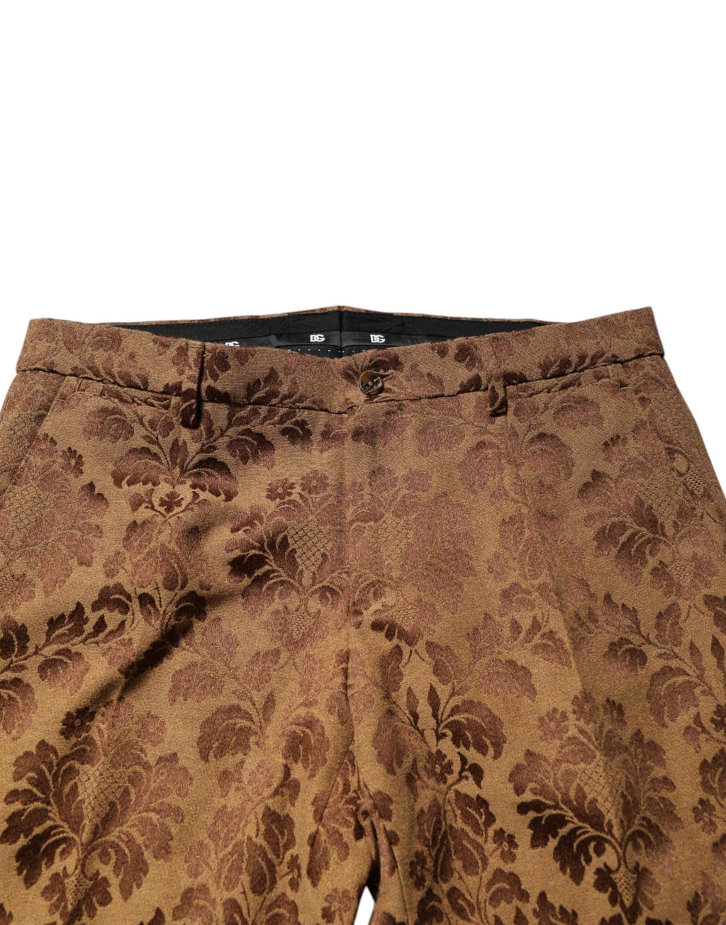 Dolce & Gabbana Brown Floral Jacquard SICILIA 2 Piece Suit by Dolce & Gabbana