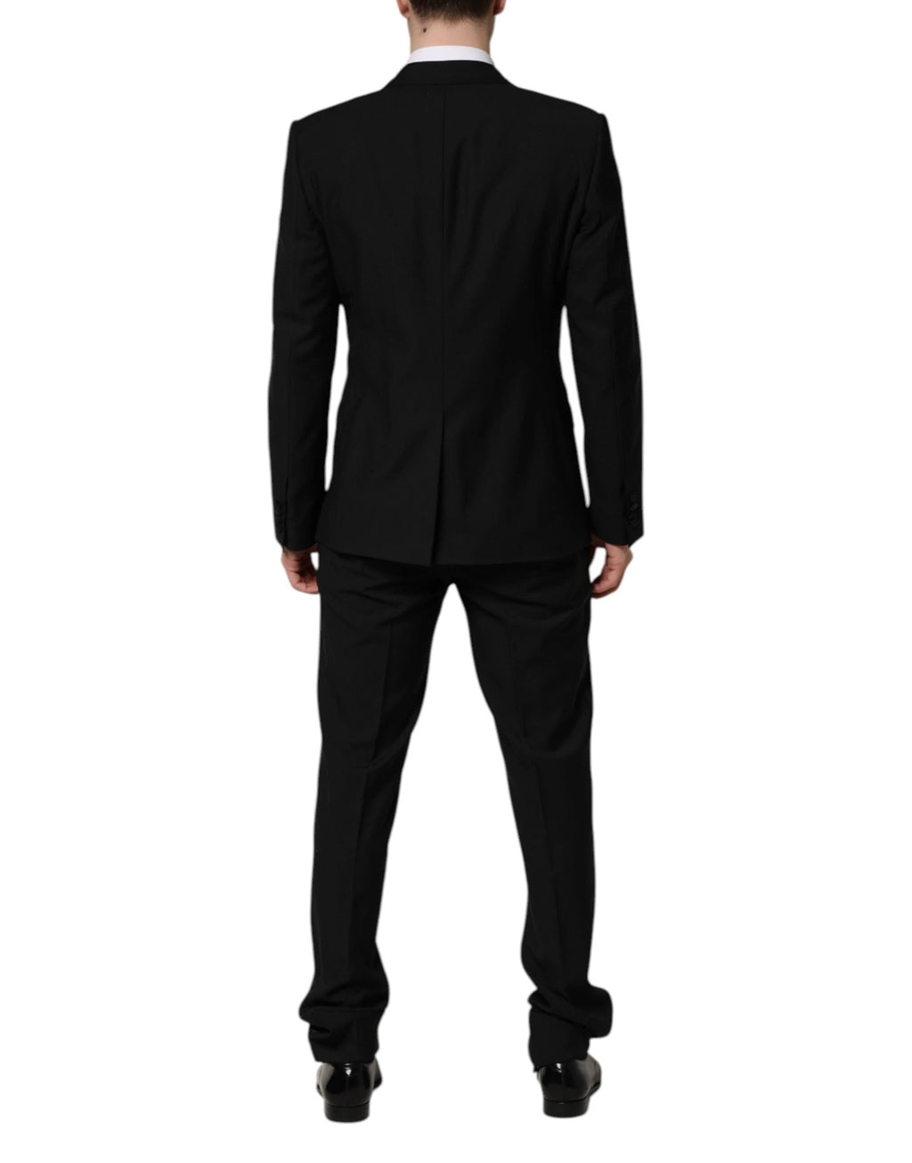 Dolce & Gabbana Black MARTINI Crystal Embellished 3 Pc Suit by Dolce & Gabbana