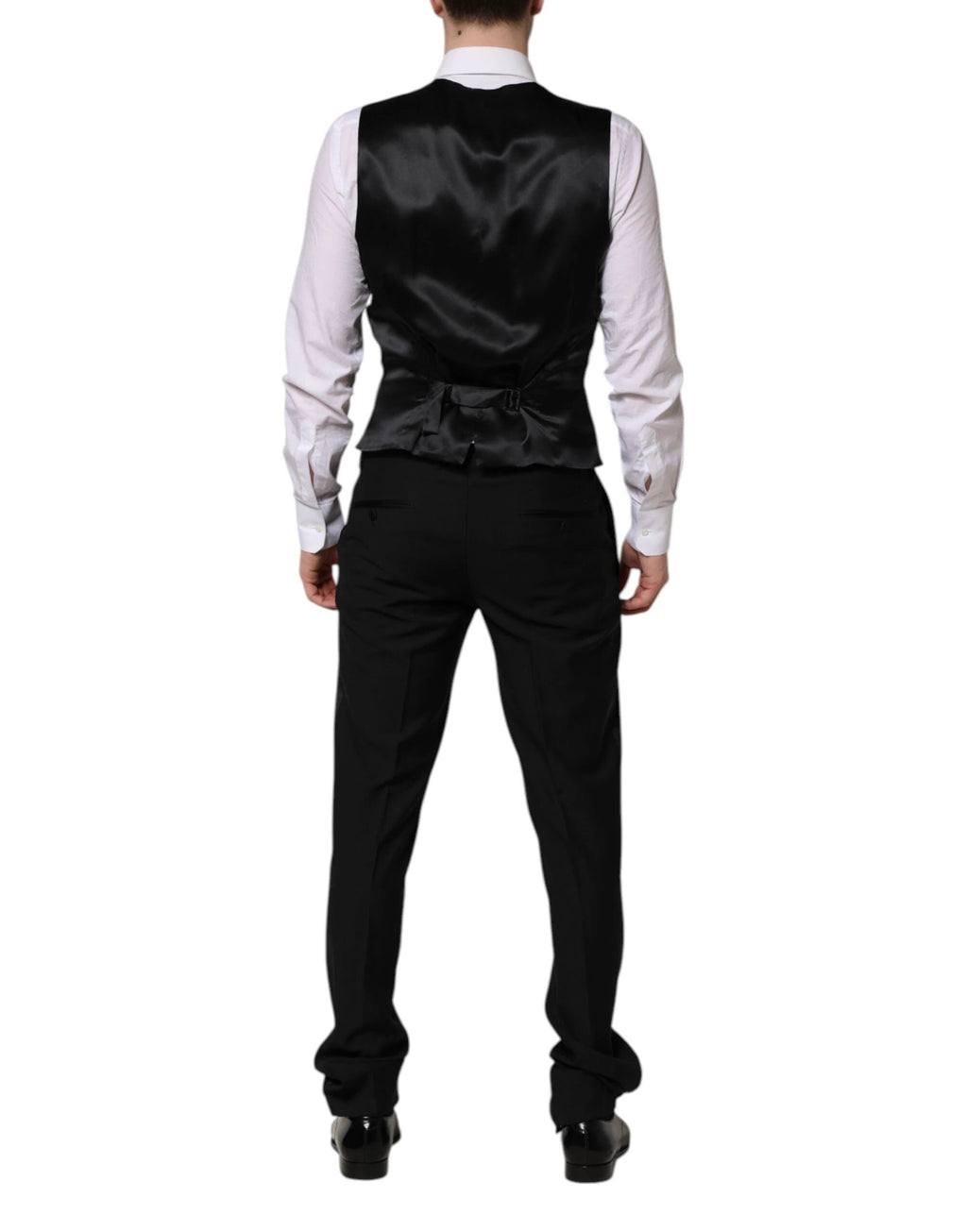 Dolce & Gabbana Black MARTINI Crystal Embellished 3 Pc Suit by Dolce & Gabbana