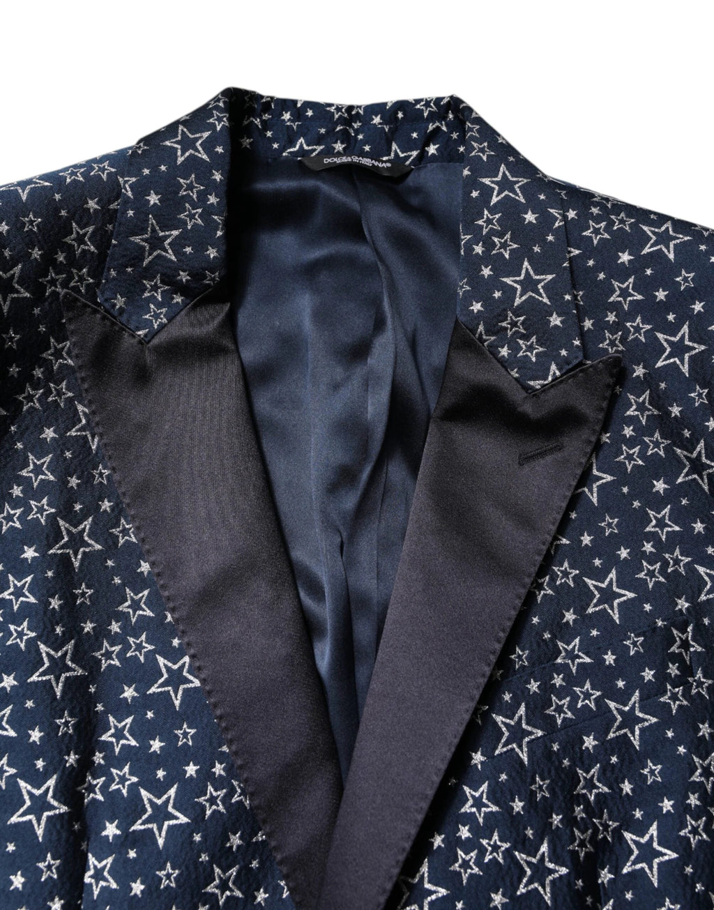 Dolce & Gabbana Blue MARTINI Star Jacquard 3 Piece Suit by Dolce & Gabbana