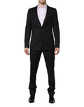 Dolce & Gabbana Dark Gray MARTINI 2 Pc Single Breasted Suit by Dolce & Gabbana
