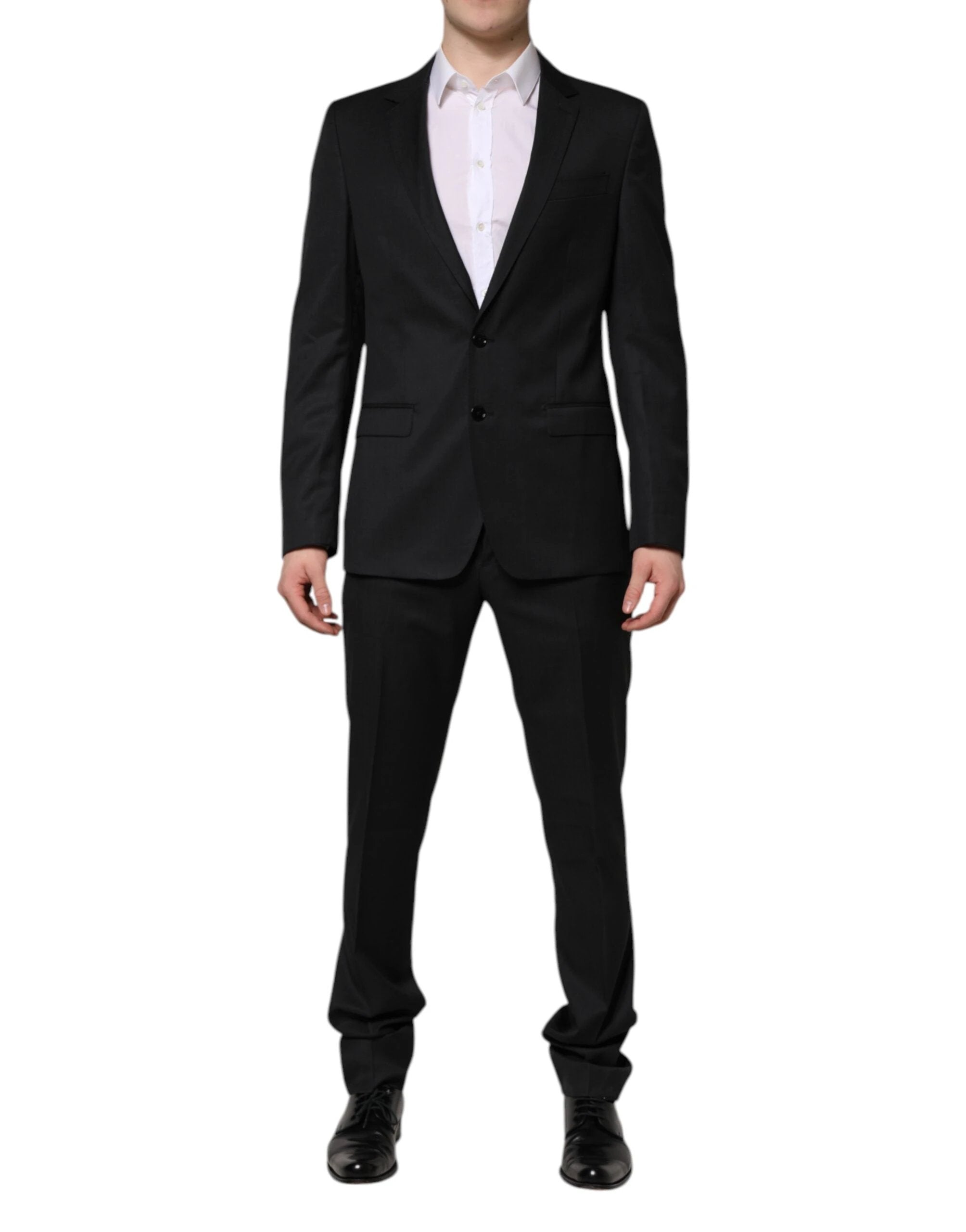 Dolce & Gabbana Dark Gray MARTINI 2 Pc Single Breasted Suit by Dolce & Gabbana