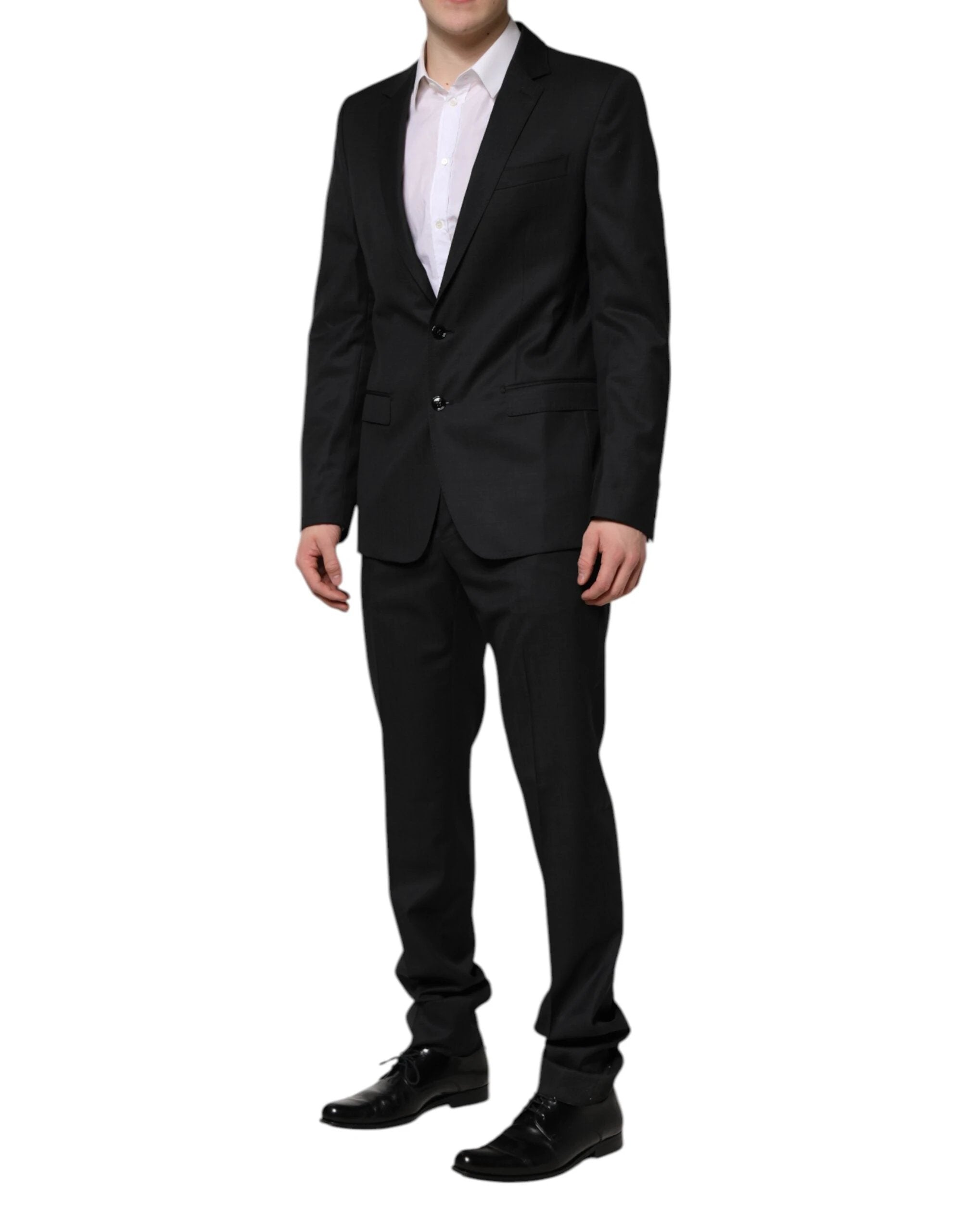 Dolce & Gabbana Dark Gray MARTINI 2 Pc Single Breasted Suit by Dolce & Gabbana