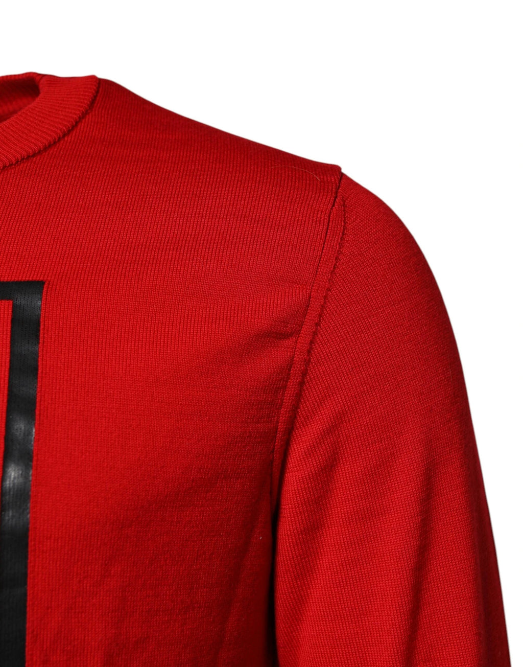 Dolce & Gabbana Red Eye Print Crew Neck Men Pullover Sweater by Dolce & Gabbana