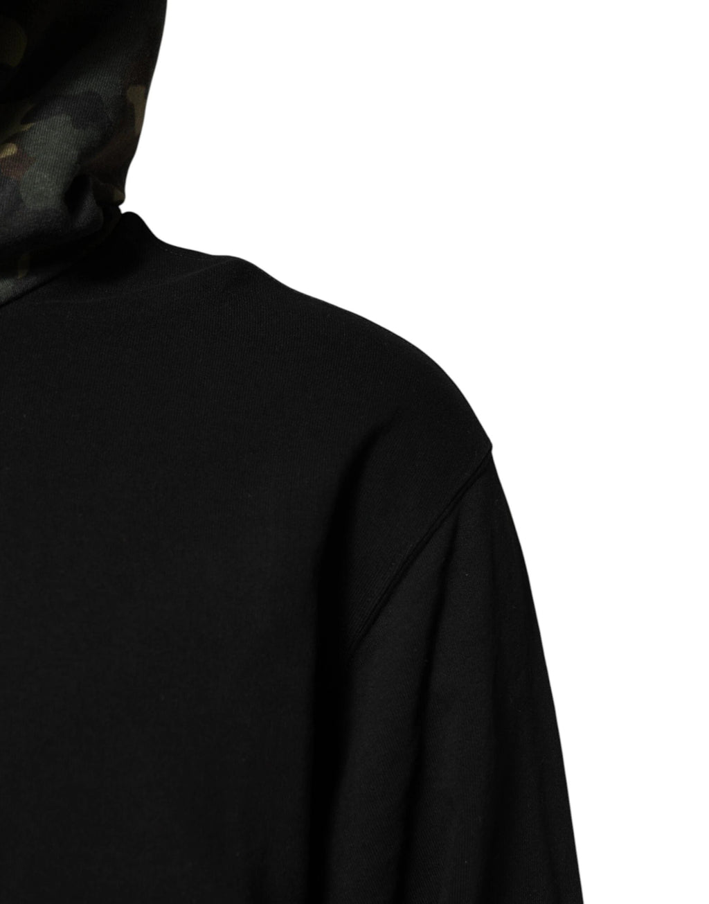 Dolce & Gabbana Black Camouflage Hooded Sweatshirt Sweater by Dolce & Gabbana