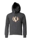 Dolce & Gabbana Gray Logo Patch Hooded Sweatshirt Sweater by Dolce & Gabbana