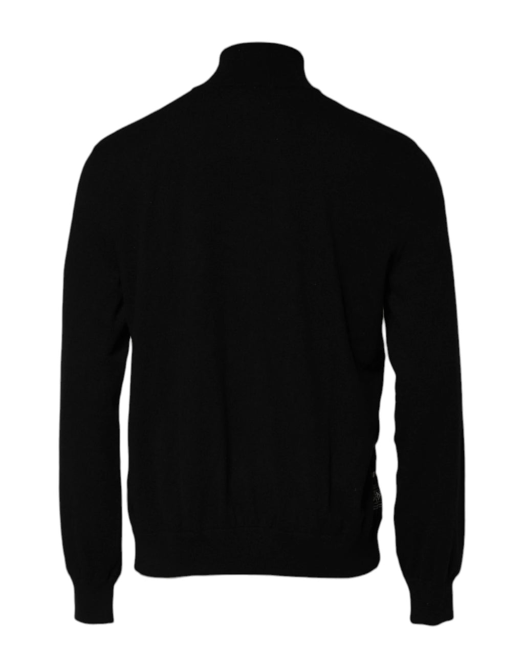 Dolce & Gabbana Black White Bandana Print Full Zip Sweater by Dolce & Gabbana