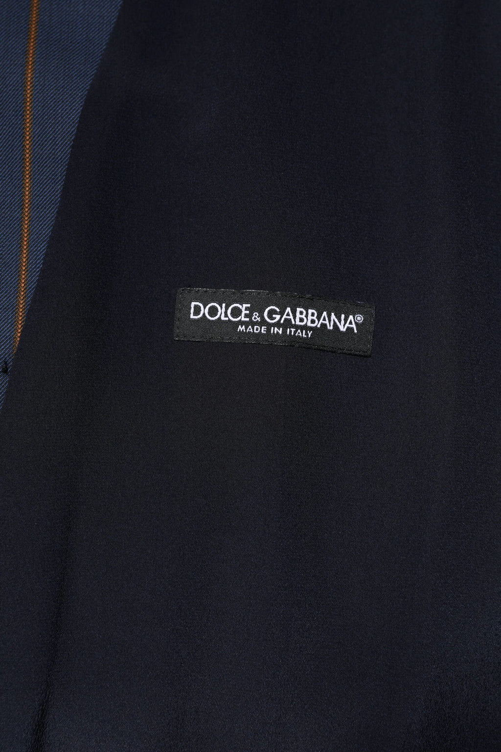 Dolce & Gabbana Blue Stripes Wool Formal Men Waistcoat Vest by Dolce & Gabbana