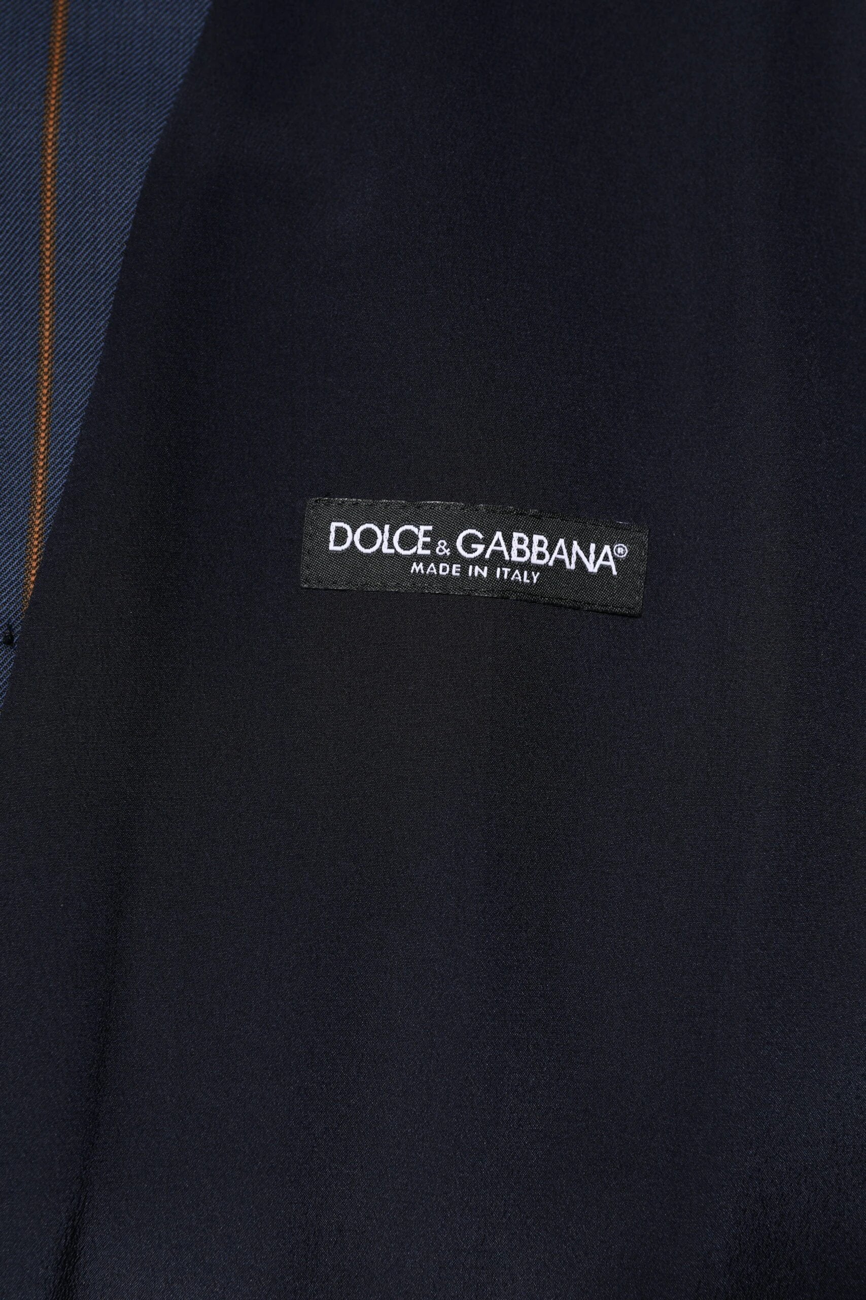 Dolce & Gabbana Blue Stripes Wool Formal Men Waistcoat Vest by Dolce & Gabbana