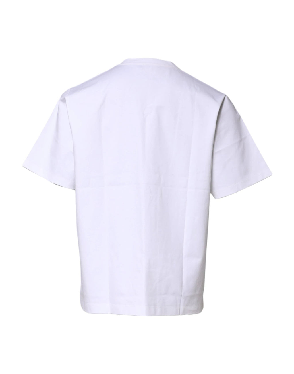 Dolce & Gabbana White Cotton Short Sleeves Crew Neck T-shirt by Dolce & Gabbana