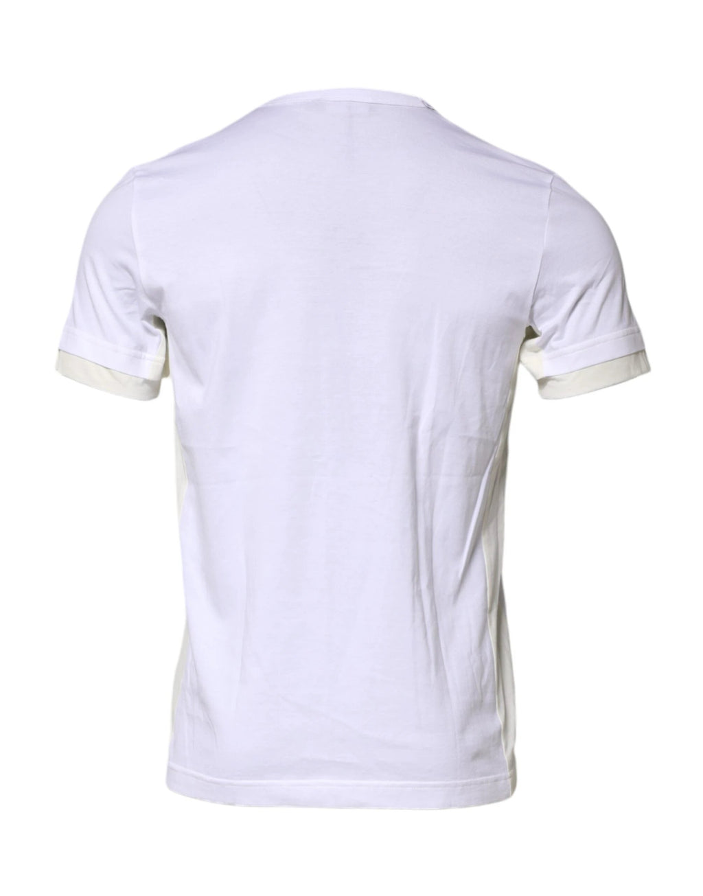 Dolce & Gabbana White Cotton Pocket Short Sleeves T-shirt by Dolce & Gabbana