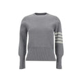 Sweat-shirt en laine polaire grise Thom Browne
