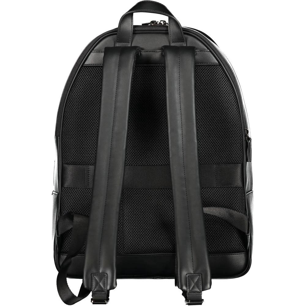 Tommy Hilfiger Nero Polyurethane Men Backpack by Tommy Hilfiger