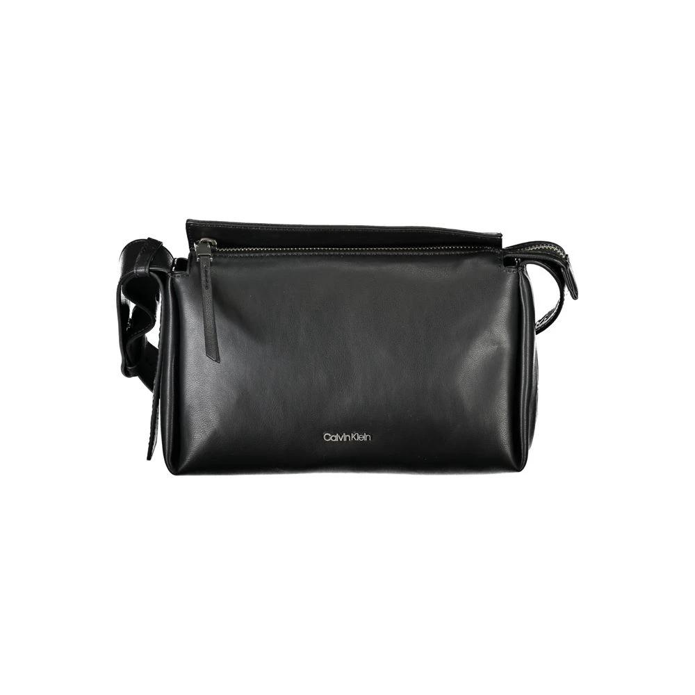 Sac bandoulière Calvin Klein noir en polyester pour femme