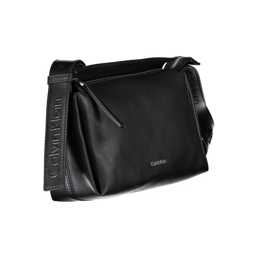 Sac bandoulière Calvin Klein noir en polyester pour femme