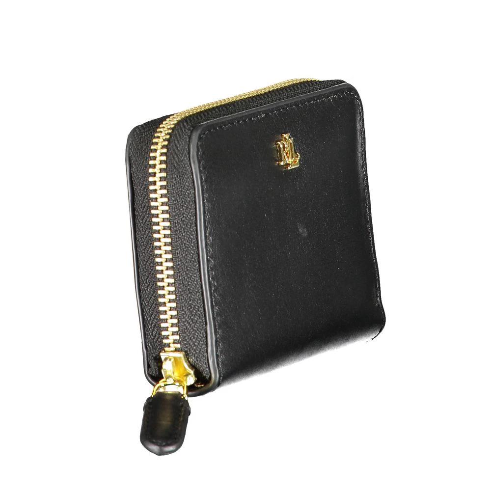 Portefeuille femme Ralph Lauren Nero en cuir