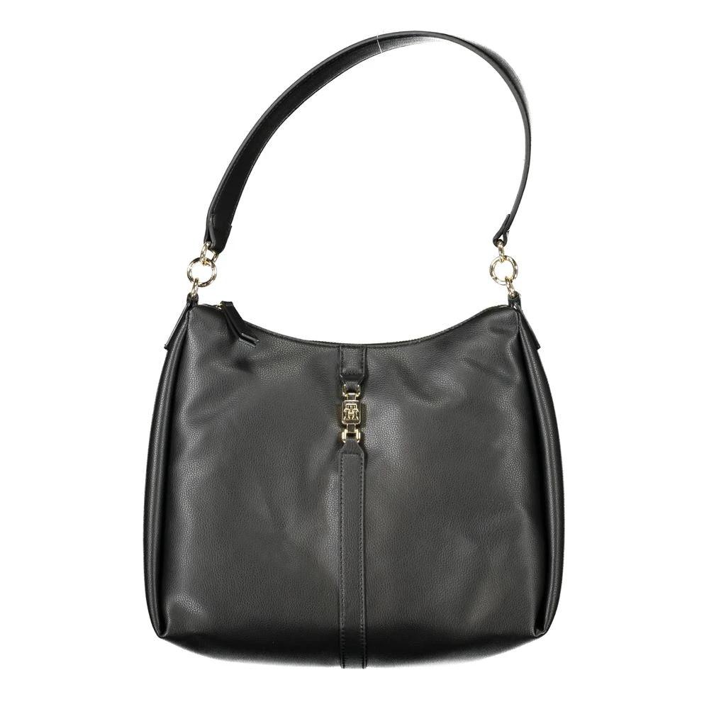 Tommy Hilfiger Black Polyester Women Shoulder Bag Tommy Hilfiger