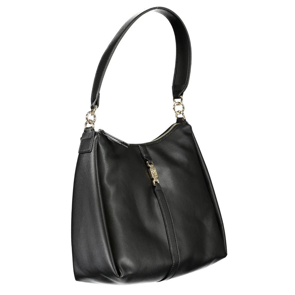 Tommy Hilfiger Black Polyester Women Shoulder Bag Tommy Hilfiger