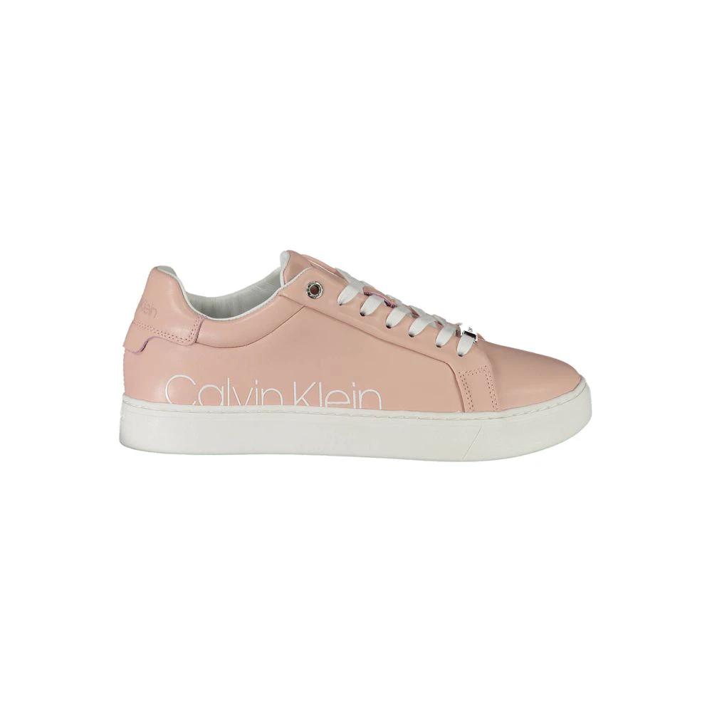 Calvin Klein Rosa Leather Women Sneaker Calvin Klein