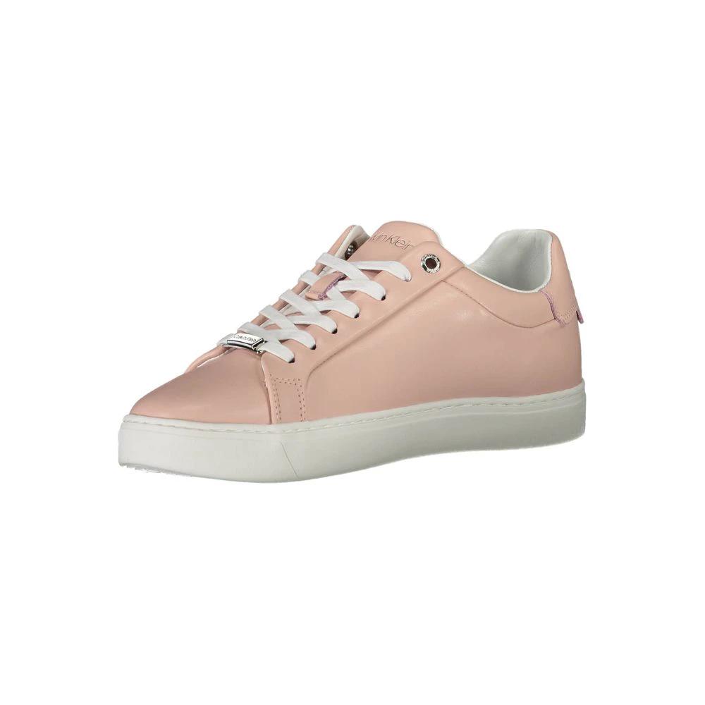 Calvin Klein Rosa Leather Women Sneaker Calvin Klein