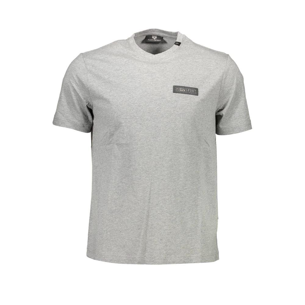 Plein Sport Grigio Cotton Men T-Shirt