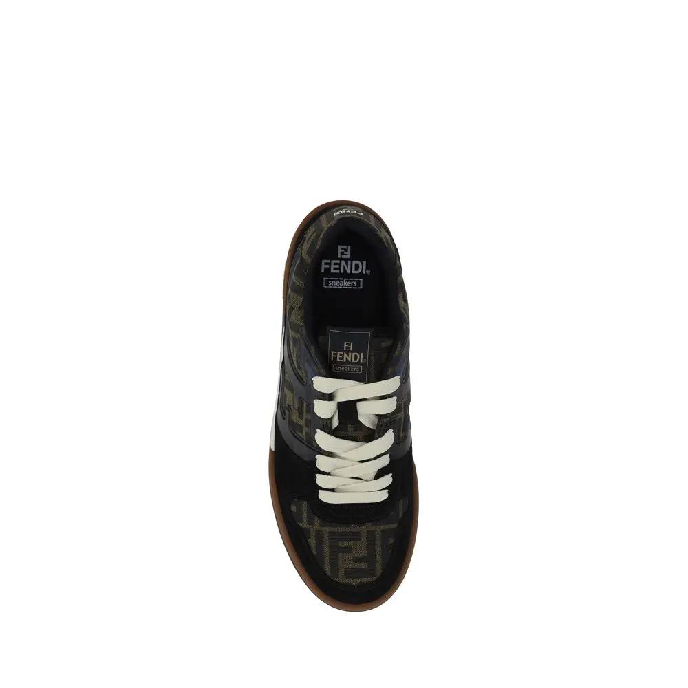 Baskets basses Fendi multicolores en polyester