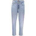 Tommy Hilfiger Azzurro Cotton Women's High-Waisted Jean