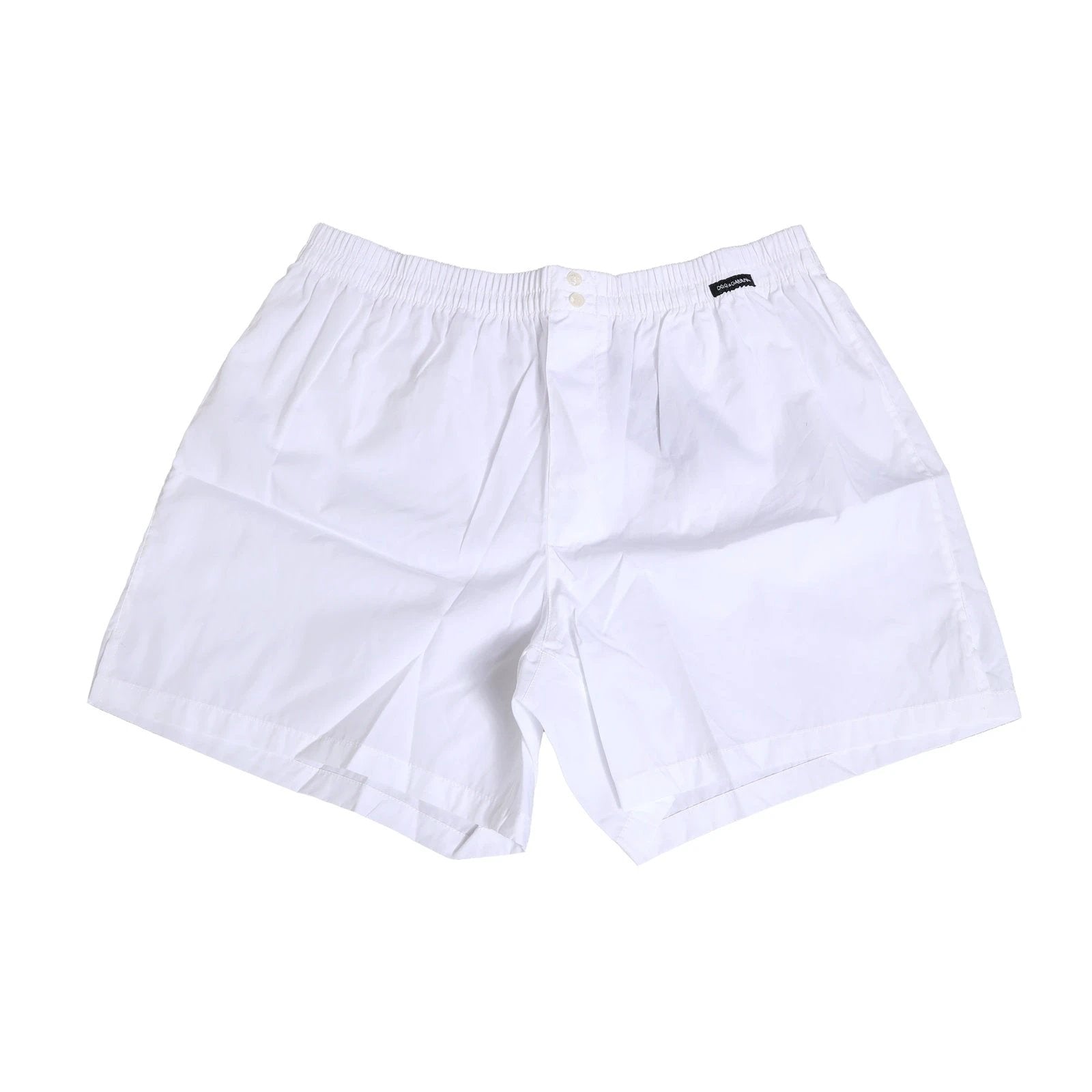 Dolce & Gabbana White Cotton Regular Boxer Shorts Underwear by Dolce & Gabbana