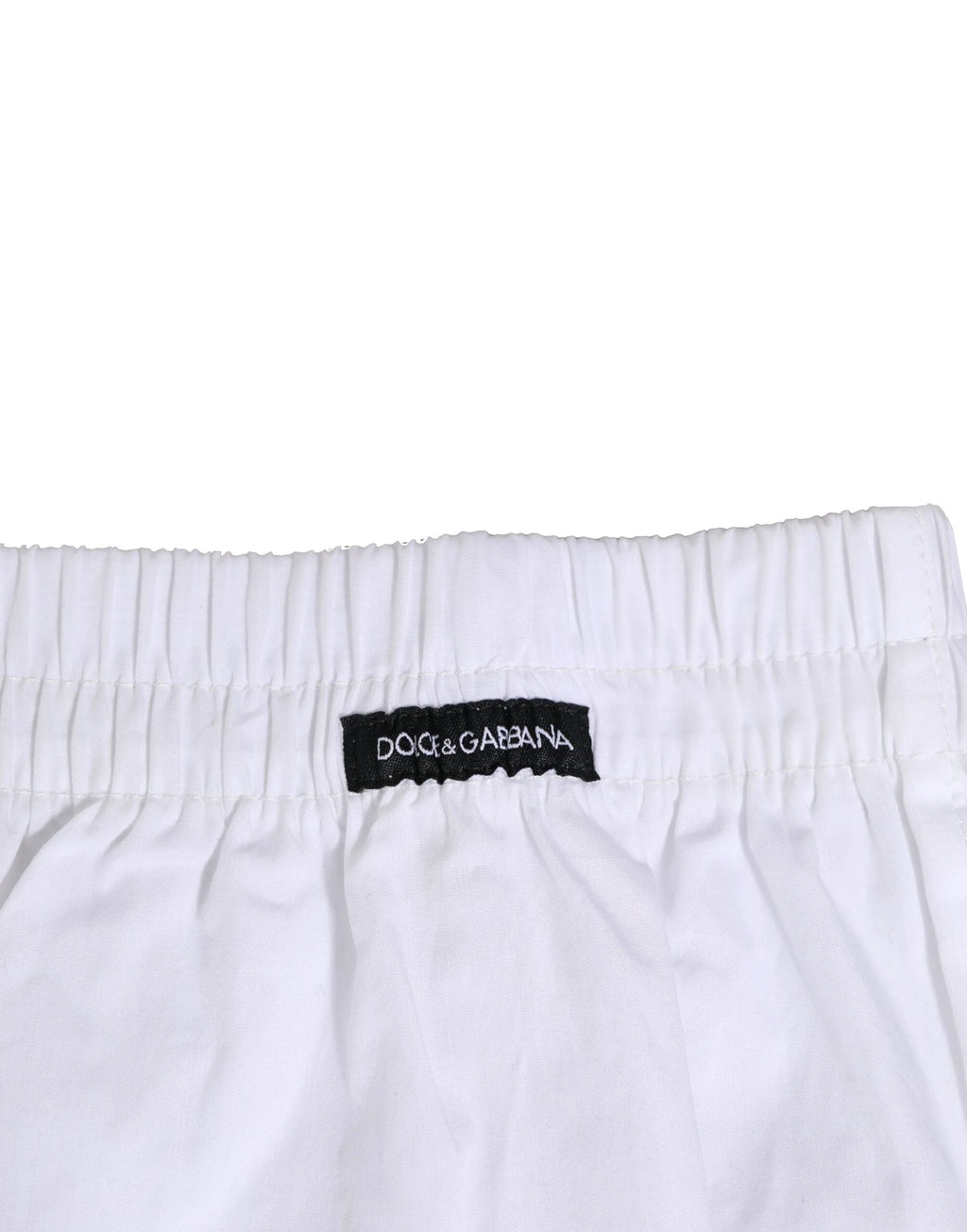 Dolce & Gabbana White Cotton Regular Boxer Shorts Underwear by Dolce & Gabbana
