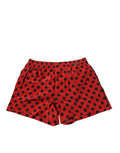 Dolce & Gabbana Red Silk Polka Dot Boxer Shorts Underwear by Dolce & Gabbana