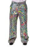 Dolce & Gabbana Multicolor Sequined Embellished Pants by Dolce & Gabbana