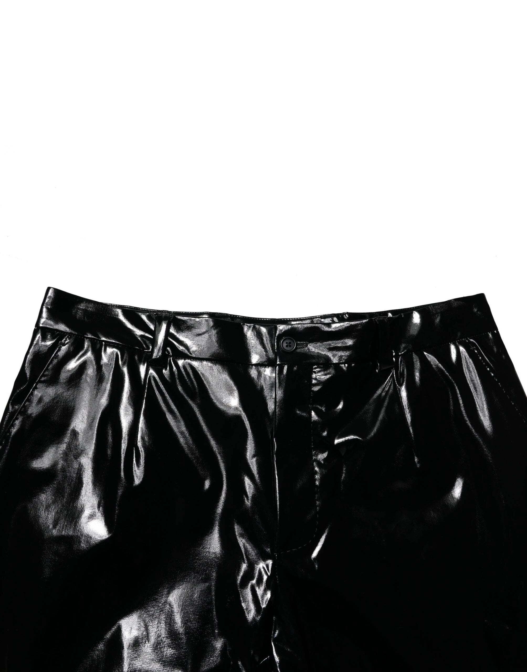 Dolce & Gabbana Black Nylon Straight Men Pants by Dolce & Gabbana