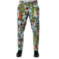 Dolce & Gabbana Multicolor Cotton Tapered Men Pants by Dolce & Gabbana