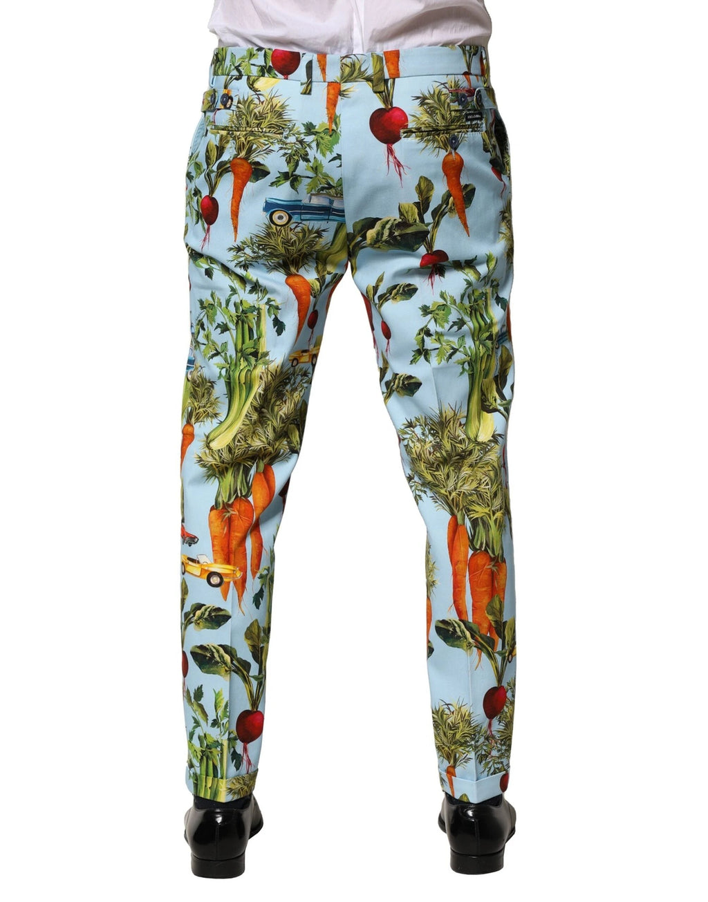 Dolce & Gabbana Multicolor Cotton Tapered Men Pants by Dolce & Gabbana