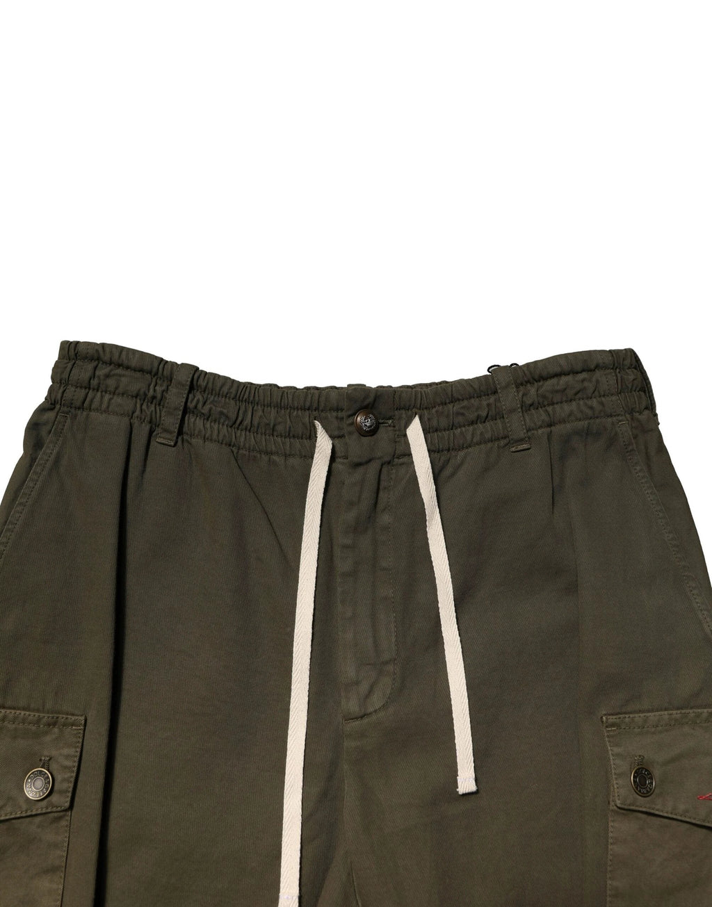 Dolce & Gabbana Brown Cotton Cargo Drawstring Pants by Dolce & Gabbana