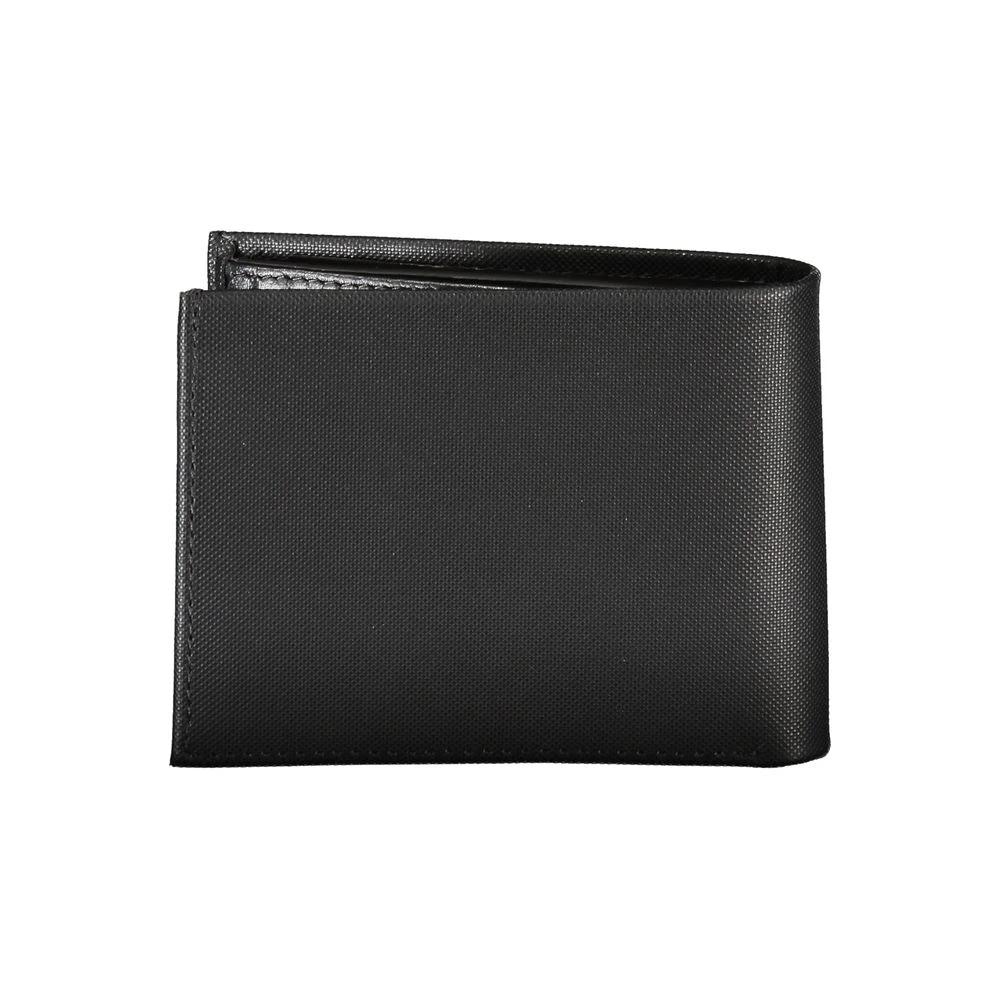 Portefeuille élégant en cuir noir Calvin Klein avec protection RFID