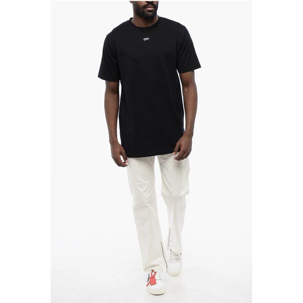 Off-White Black Cotton ARROW Crew-neck T-shirt by Off-White