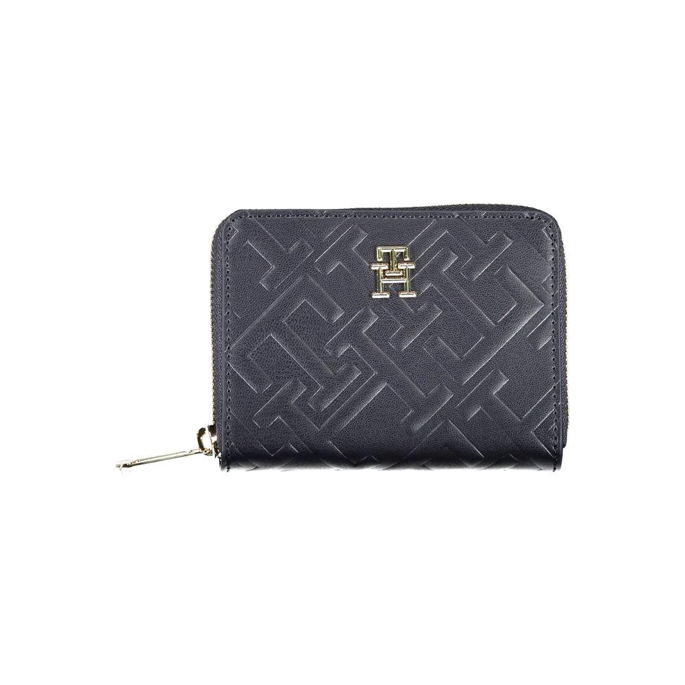 Portefeuille Tommy Hilfiger bleu en polyuréthane pour femme