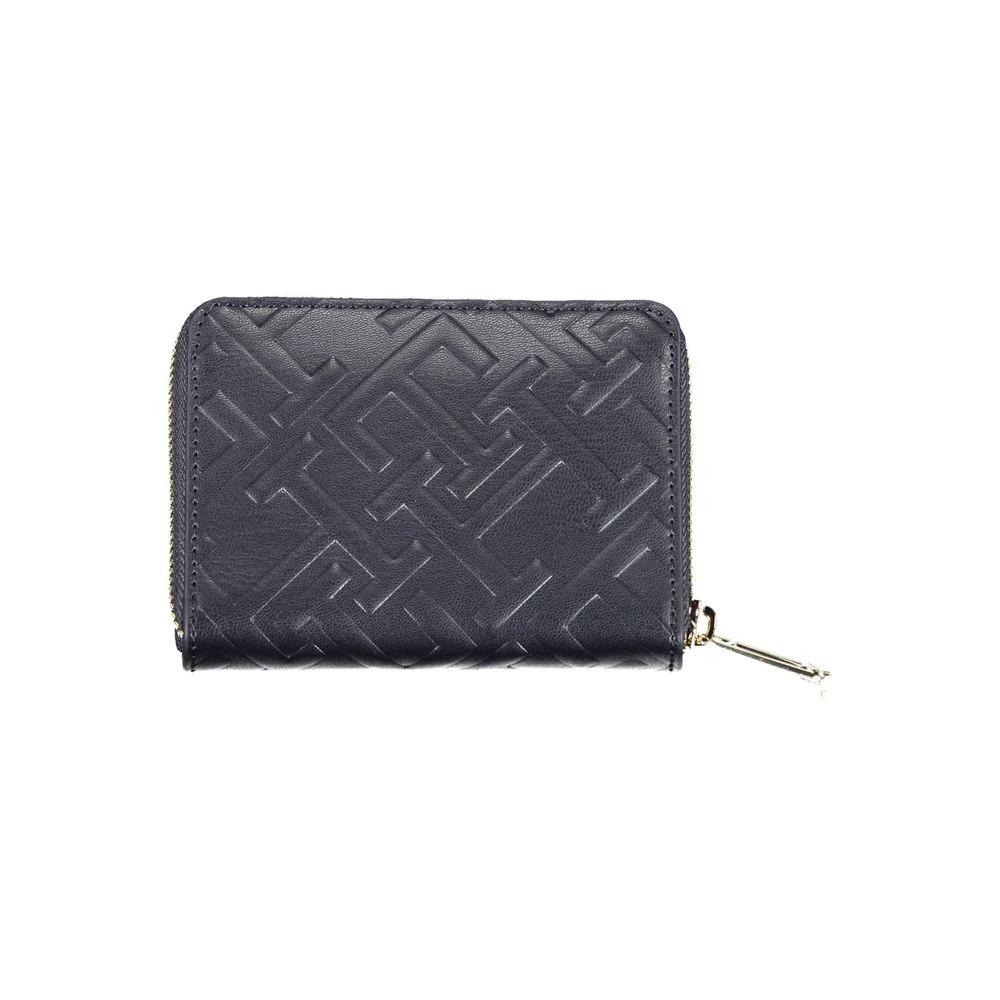Portefeuille Tommy Hilfiger bleu en polyuréthane pour femme