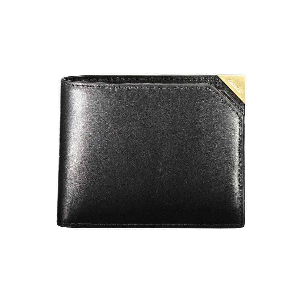 Calvin Klein Nero Leather Men Wallet Calvin Klein