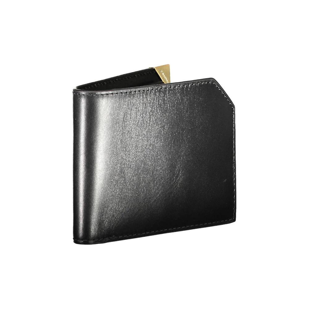 Calvin Klein Nero Leather Men Wallet Calvin Klein