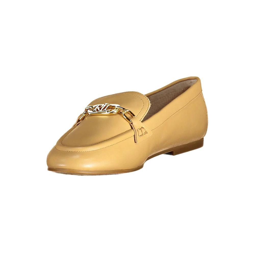 Chaussure classique Ralph Lauren en cuir beige pour femme