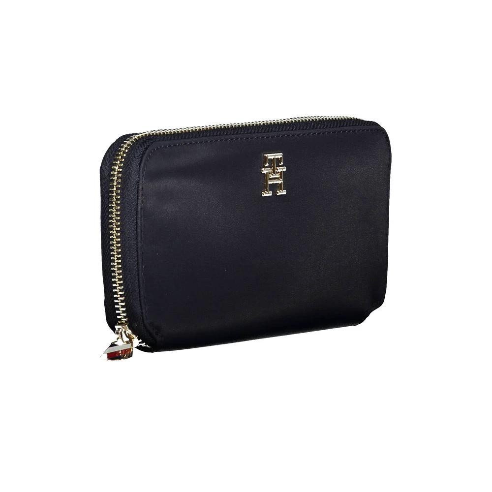 Portefeuille femme Tommy Hilfiger en nylon bleu