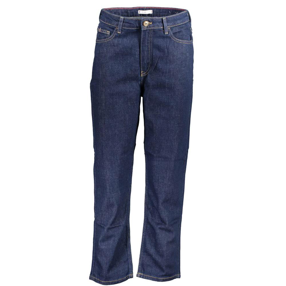 Jean Tommy Hilfiger bleu en coton pour femme