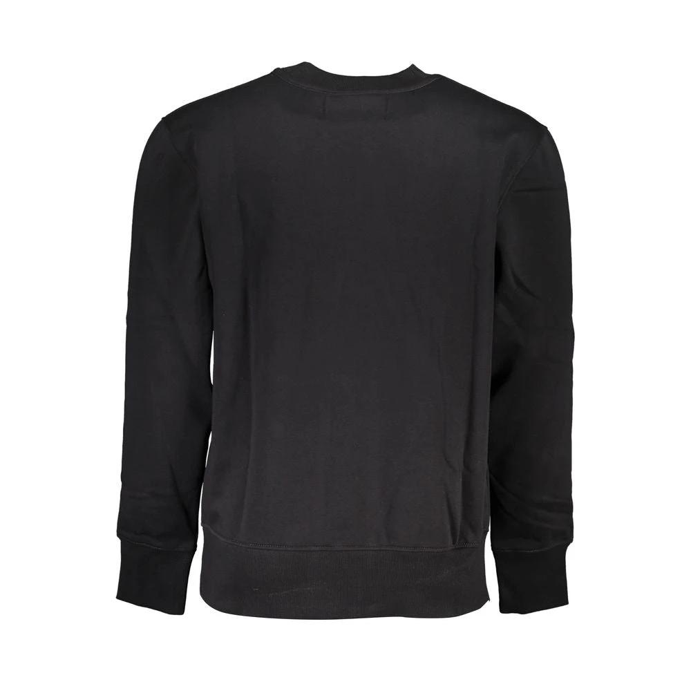 Sweat-shirt Calvin Klein en coton noir pour homme