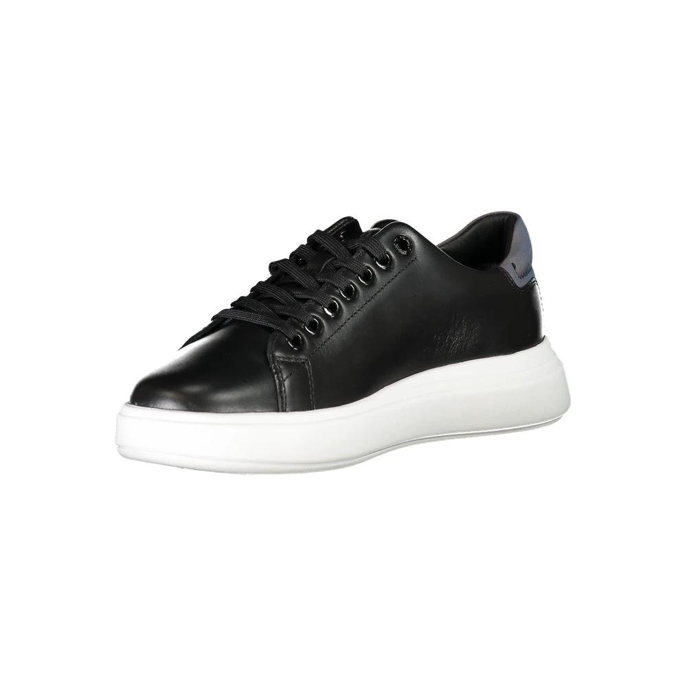 Calvin Klein Black Leather Women Sneaker Calvin Klein