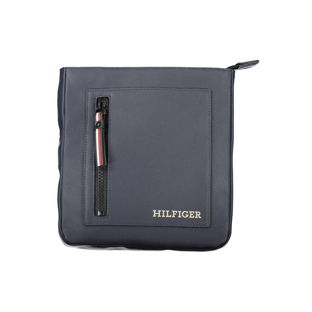 Tommy Hilfiger Navy Polyurethane Men's Shoulder Bag Tommy Hilfiger
