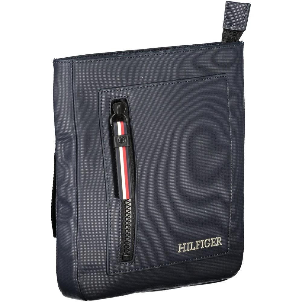 Tommy Hilfiger Navy Polyurethane Men's Shoulder Bag Tommy Hilfiger